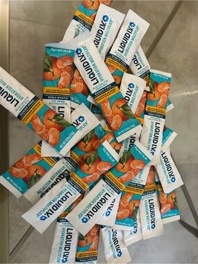 Liquid I.V. Sugar Free Mandarin Orange Hydration Multiplier - Lot of 27 Packets